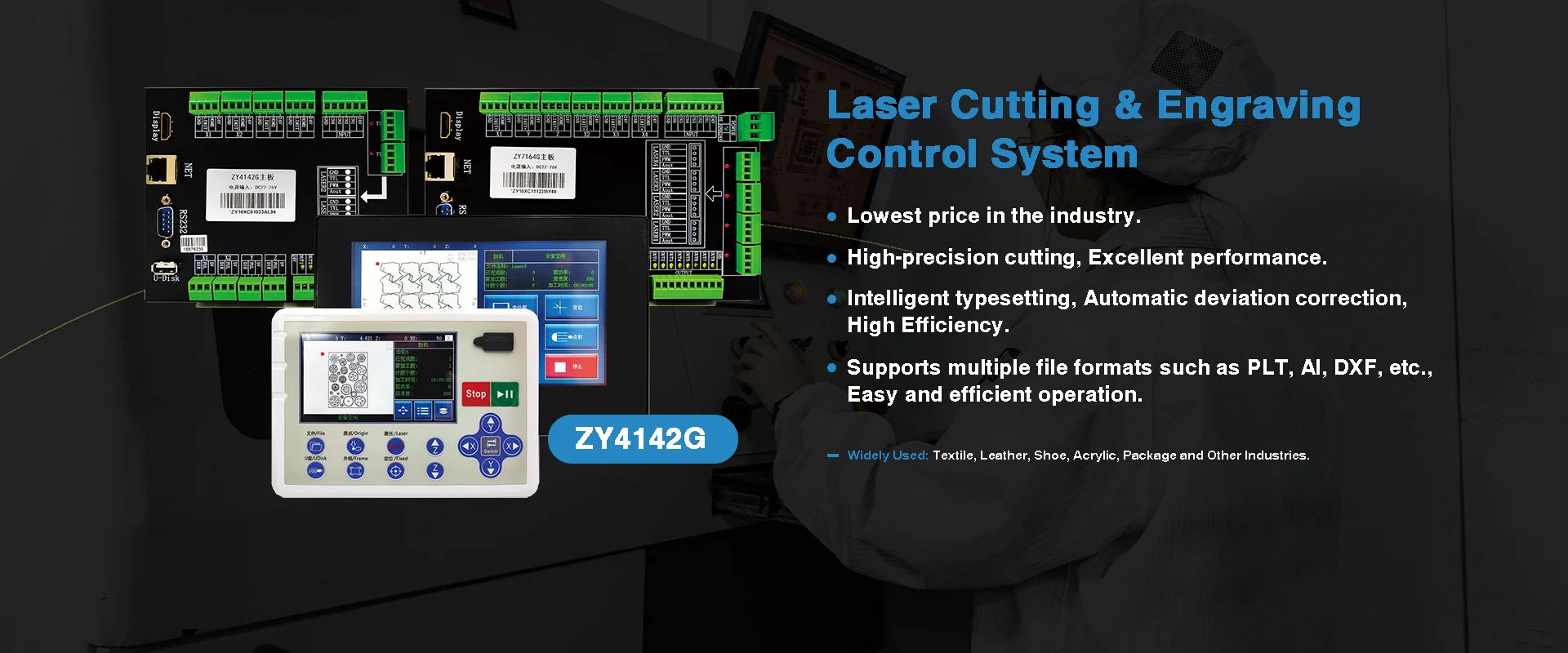 Lasersnij- en gravure Controlesysteem China