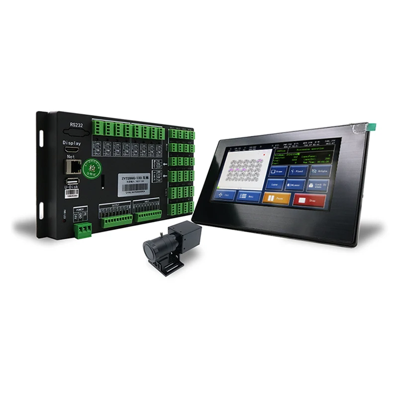ZY72B8G-130 Visuele positionering Lasersnijbesturingssysteem voor lederen snijden